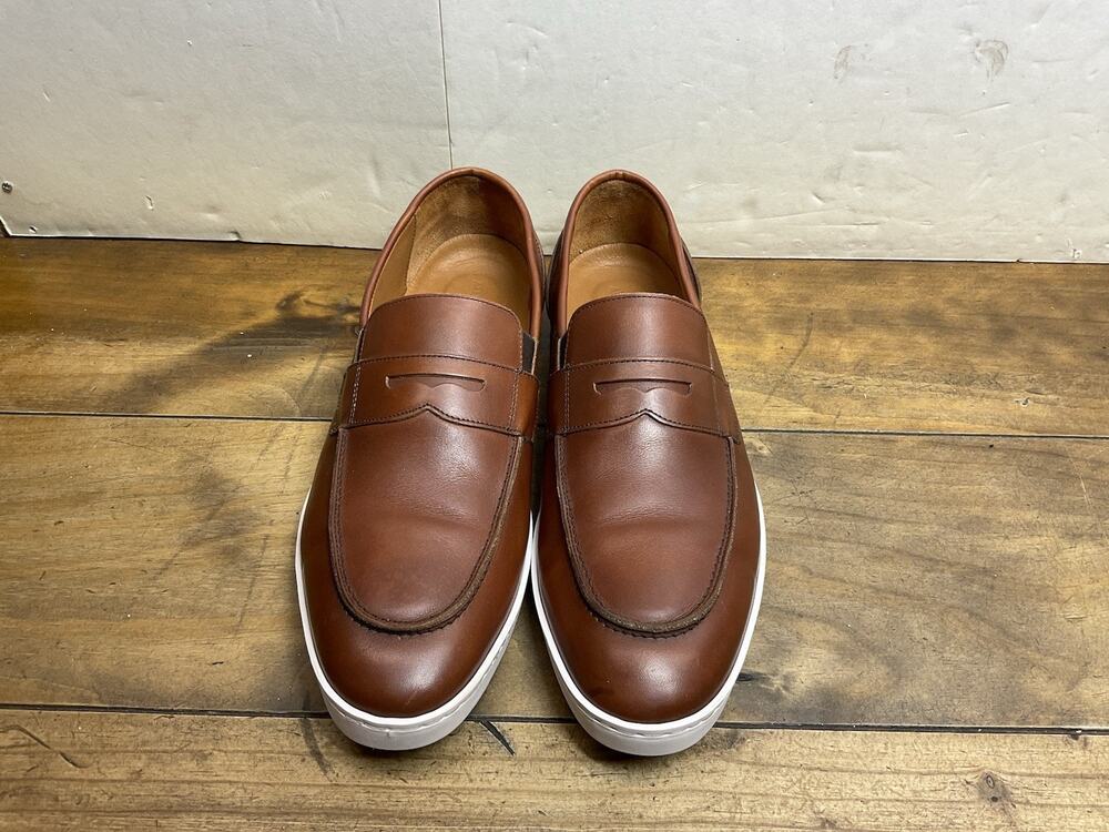 Allen Edmonds Randolph Slip-On Brown Leather Penny Loafer Sneaker Men Size 13D